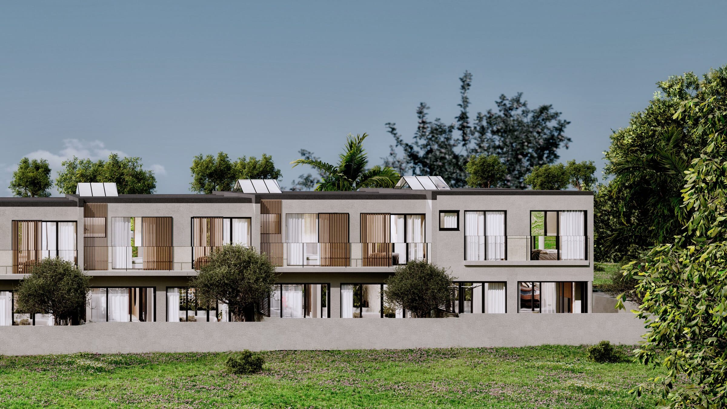 Nova Villas Gönyeli dış cephe villa görünümü 14 — Kuzey Kıbrıs lüks konut