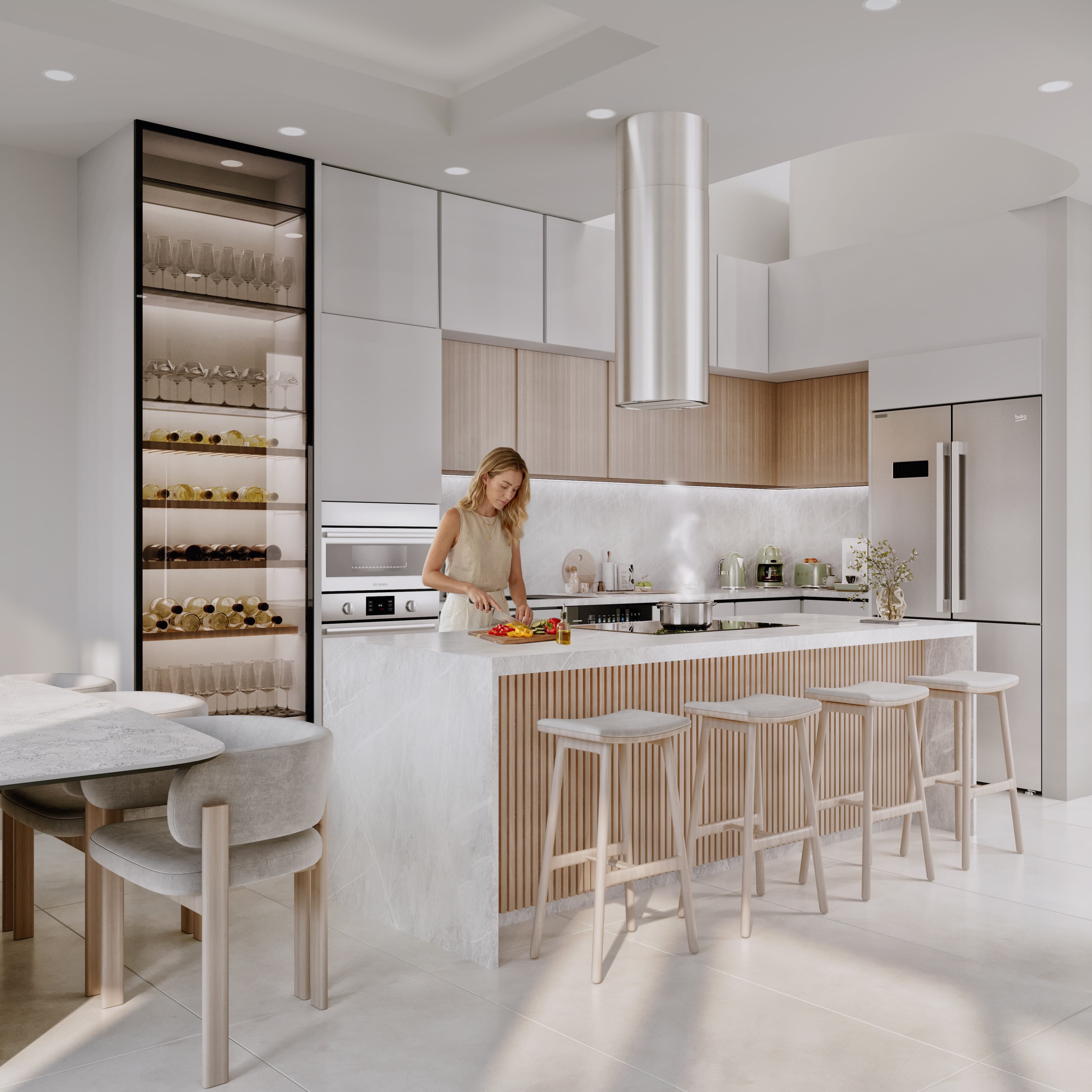 Nova Villas iç mekan tasarım 9 — Gönyeli modern villa dekorasyonu