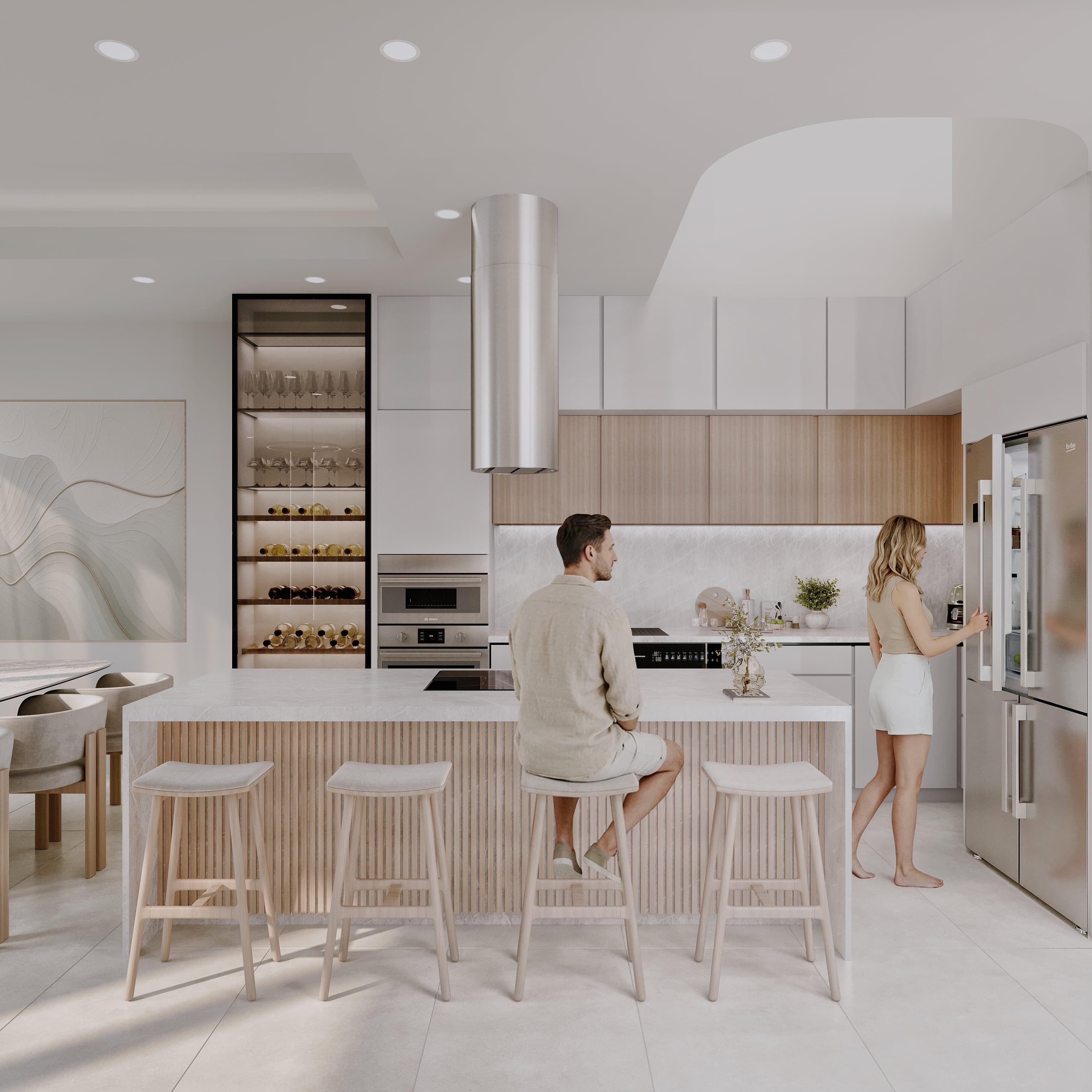 Nova Villas iç mekan tasarım 28 — Gönyeli modern villa dekorasyonu
