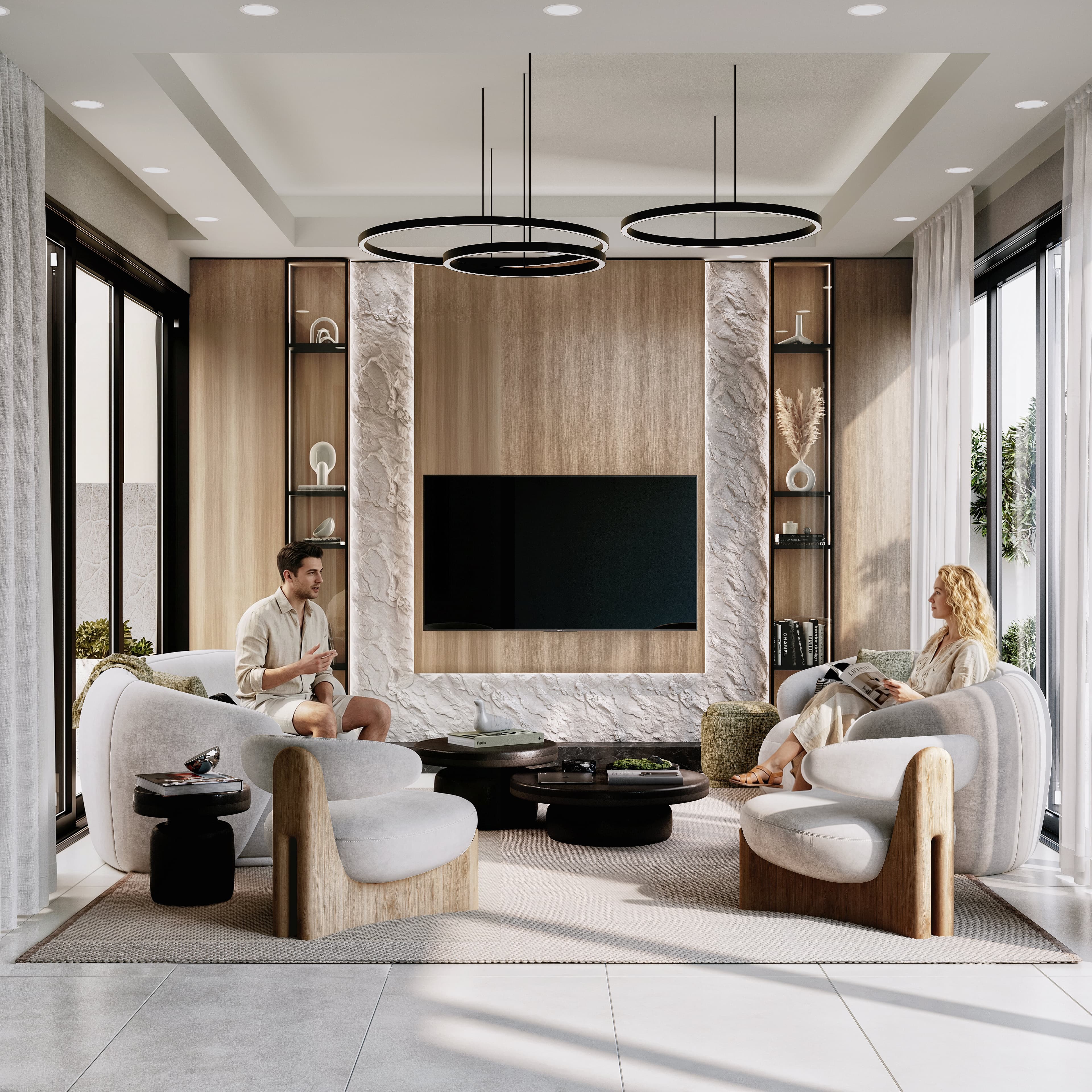 Nova Villas iç mekan tasarım 24 — Gönyeli modern villa dekorasyonu