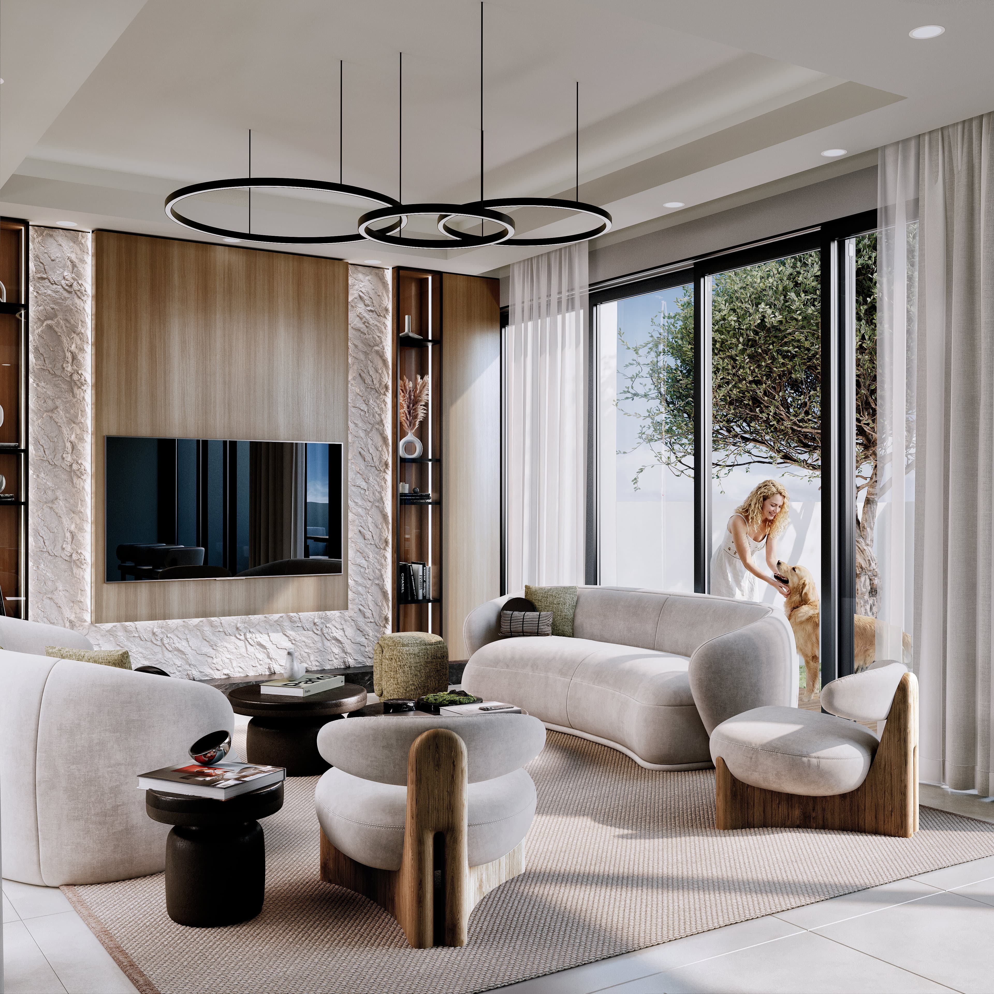 Nova Villas iç mekan tasarım 22 — Gönyeli modern villa dekorasyonu