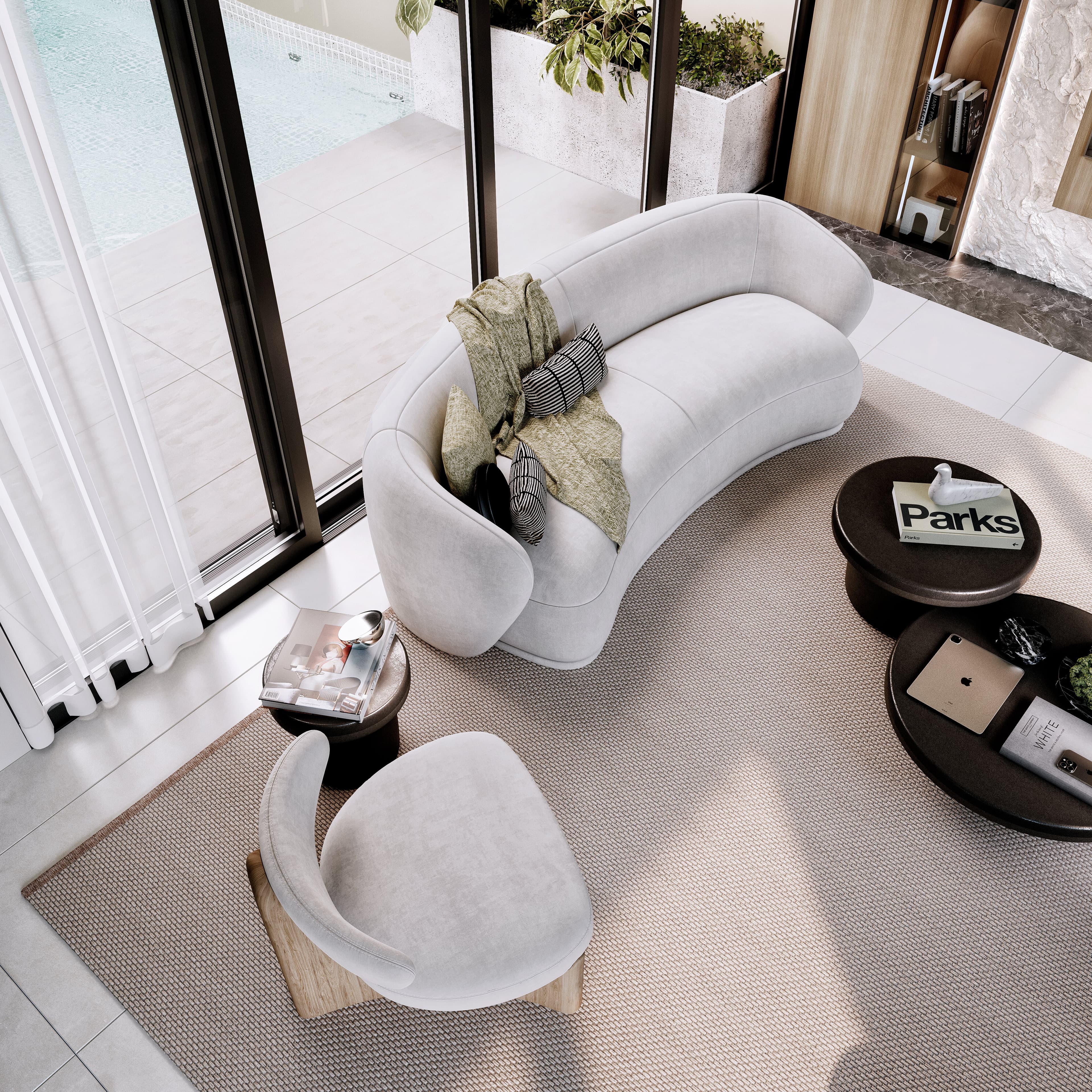 Nova Villas iç mekan tasarım 21 — Gönyeli modern villa dekorasyonu