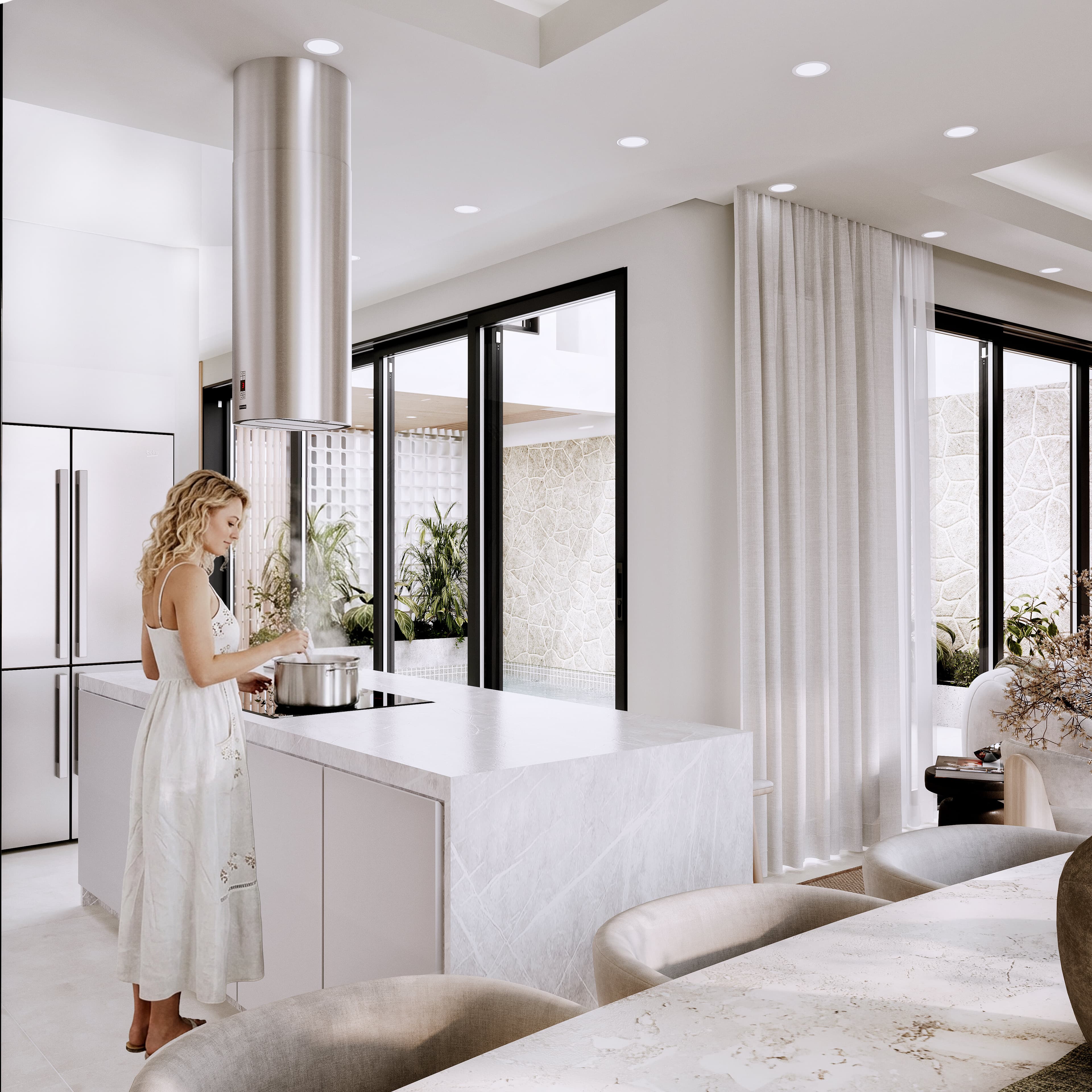 Nova Villas iç mekan tasarım 18 — Gönyeli modern villa dekorasyonu